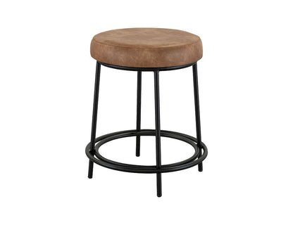 IFD  - Frida  - Wooden Frame & Metal Base, 24" Stool  - Orange  - IUP802-STL24-202 view 2