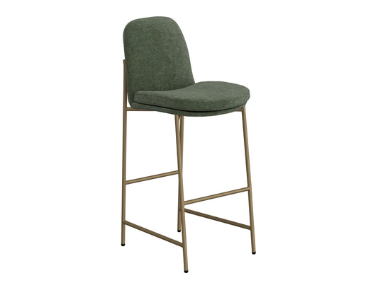 IFD - Frida - Wooden Frame & Metal Base, 30in Upholstered Barstool - IUP803-BST30-111 view 1