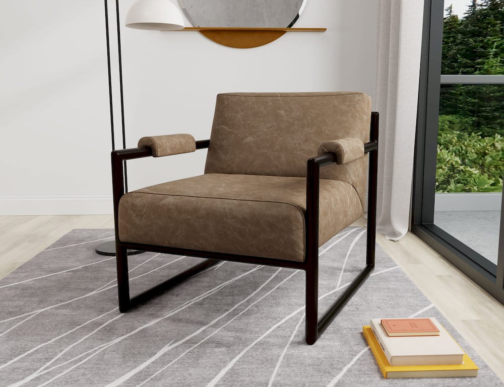 IFD  - Galena  - Armchair  - Brown  - IUP921-ACH-201 view 2