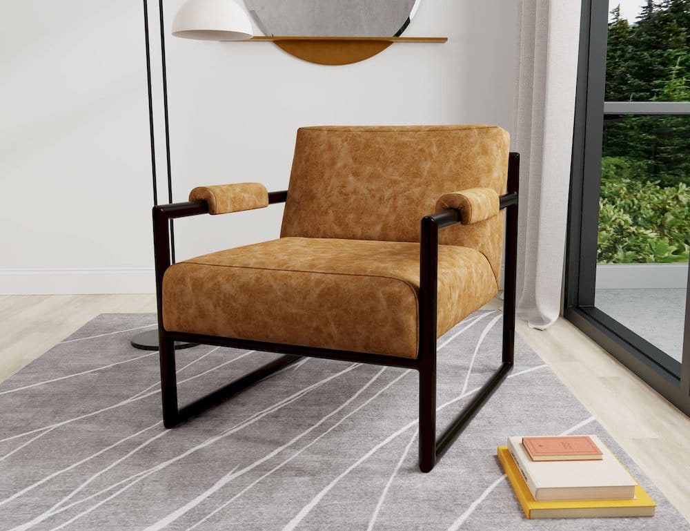 IFD  - Galena  - Armchair  - Cognac  - IUP921-ACH-202 view 2