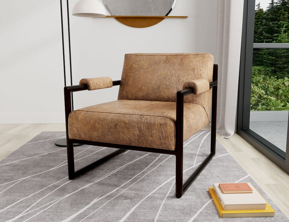 IFD  - Galena  - Armchair  - Light Brown  - IUP921-ACH-214 view 2