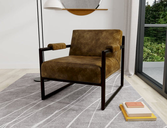 IFD  - Galena  - Armchair  - Medium Brown  - IUP921-ACH-215 view 2