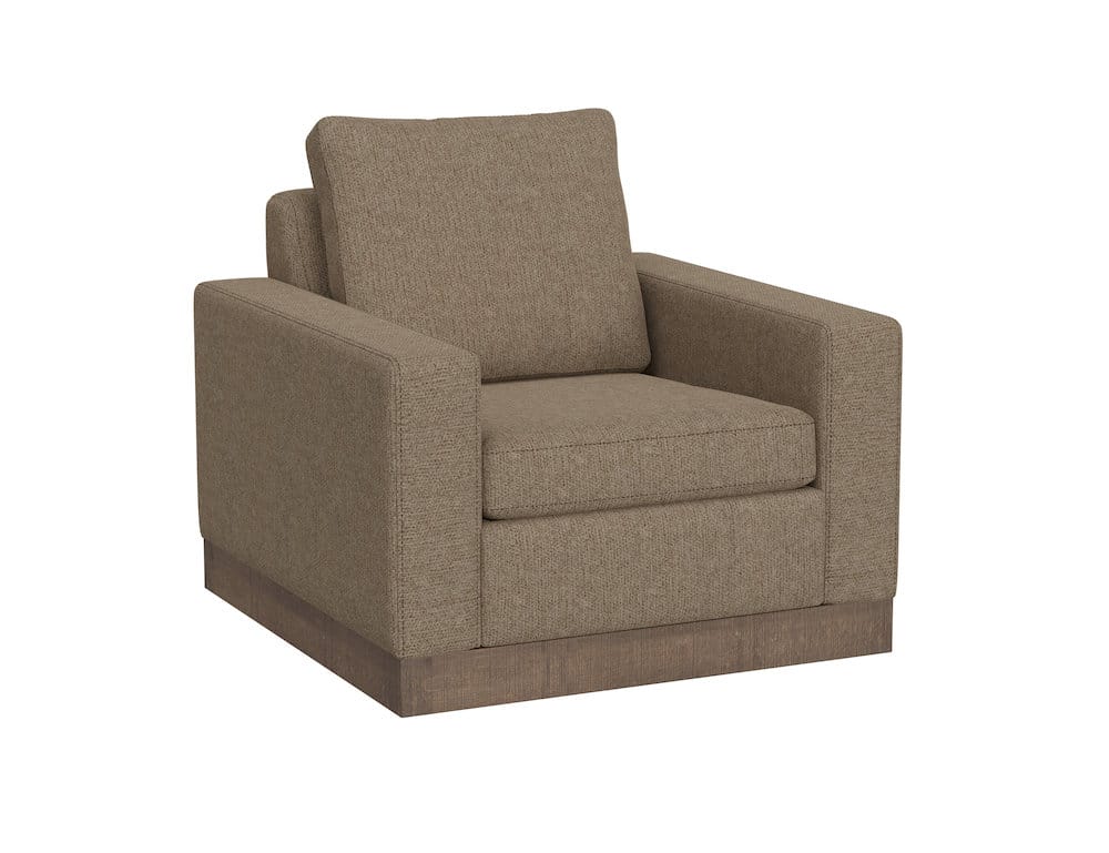 IFD  - Georgia  - Wooden Frame & Base, Armchair  - Brown  - IUP722-ACH-152 view 1