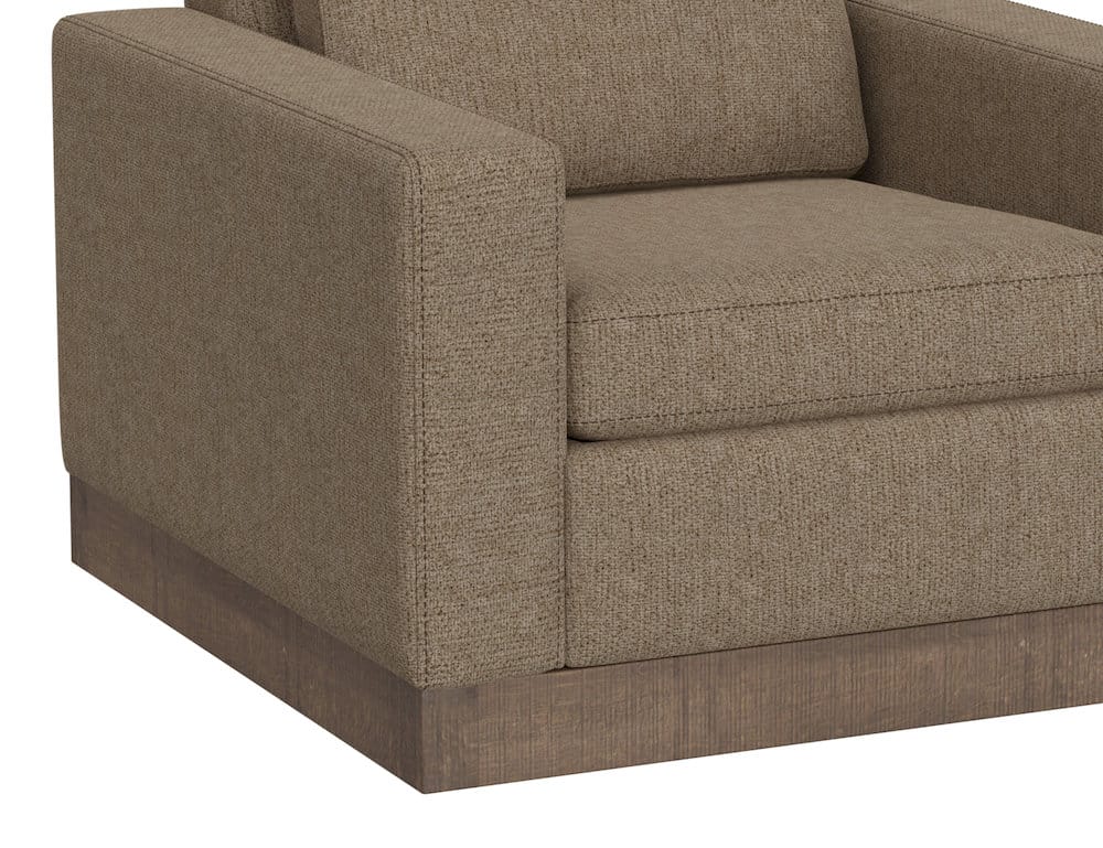 IFD  - Georgia  - Wooden Frame & Base, Armchair  - Brown  - IUP722-ACH-152 view 3
