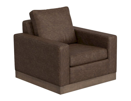 IFD  - Georgia  - Wooden Frame & Base, Armchair  - Brown  - IUP722-ACH-212 view 1