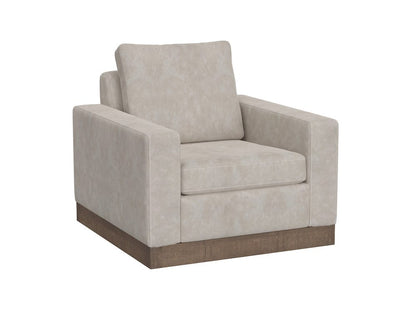 IFD  - Georgia  - Wooden Frame & Base, Armchair  - Gray  - IUP722-ACH-210 view 1
