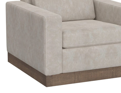 IFD  - Georgia  - Wooden Frame & Base, Armchair  - Gray  - IUP722-ACH-210 view 3