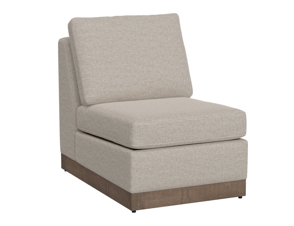 IFD  - Georgia  - Wooden Frame & Base, Armless Chair  - Beige  - IUP722-ALC-161 view 1