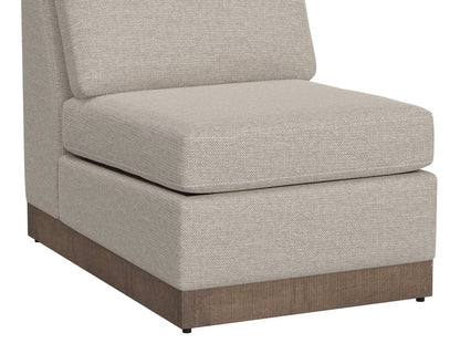 IFD  - Georgia  - Wooden Frame & Base, Armless Chair  - Beige  - IUP722-ALC-161 view 3