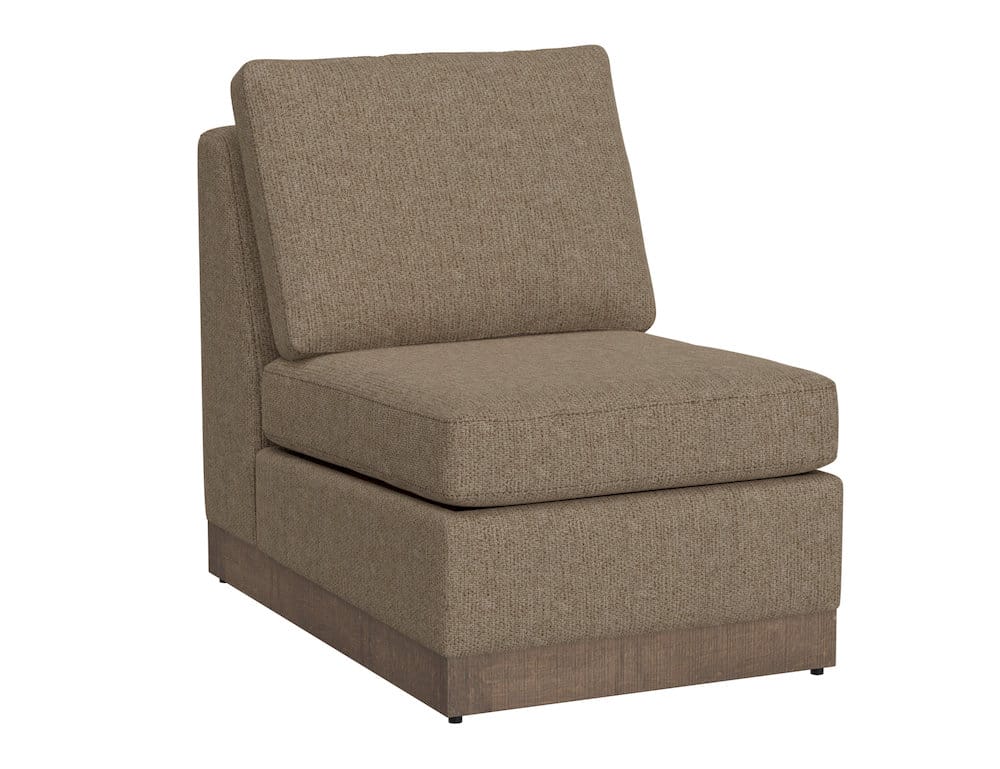 IFD  - Georgia  - Wooden Frame & Base, Armless Chair  - Brown  - IUP722-ALC-152 view 1