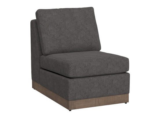 IFD  - Georgia  - Wooden Frame & Base, Armless Chair  - Gray  - IUP722-ALC-121 view 1