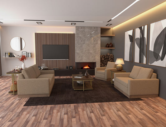 IFD - Georgia - Wooden Frame & Base, Loveseat - IUP722-LOV-152 view 2