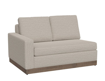 IFD  - Georgia  - Wooden Frame & Base, Sectional Left-Arm Loveseat  - Beige  - IUP722-LOV-LF-161 view 1