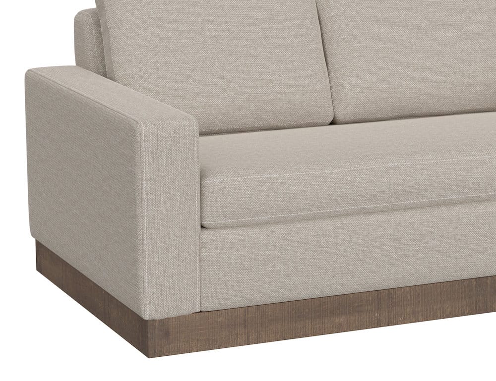 IFD  - Georgia  - Wooden Frame & Base, Sectional Left-Arm Loveseat  - Beige  - IUP722-LOV-LF-161 view 3