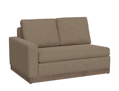 IFD  - Georgia  - Wooden Frame & Base, Sectional Left-Arm Loveseat  - Brown  - IUP722-LOV-LF-152 view 1