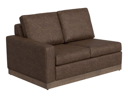 IFD  - Georgia  - Wooden Frame & Base, Sectional Left-Arm Loveseat  - Brown  - IUP722-LOV-LF-212 view 1