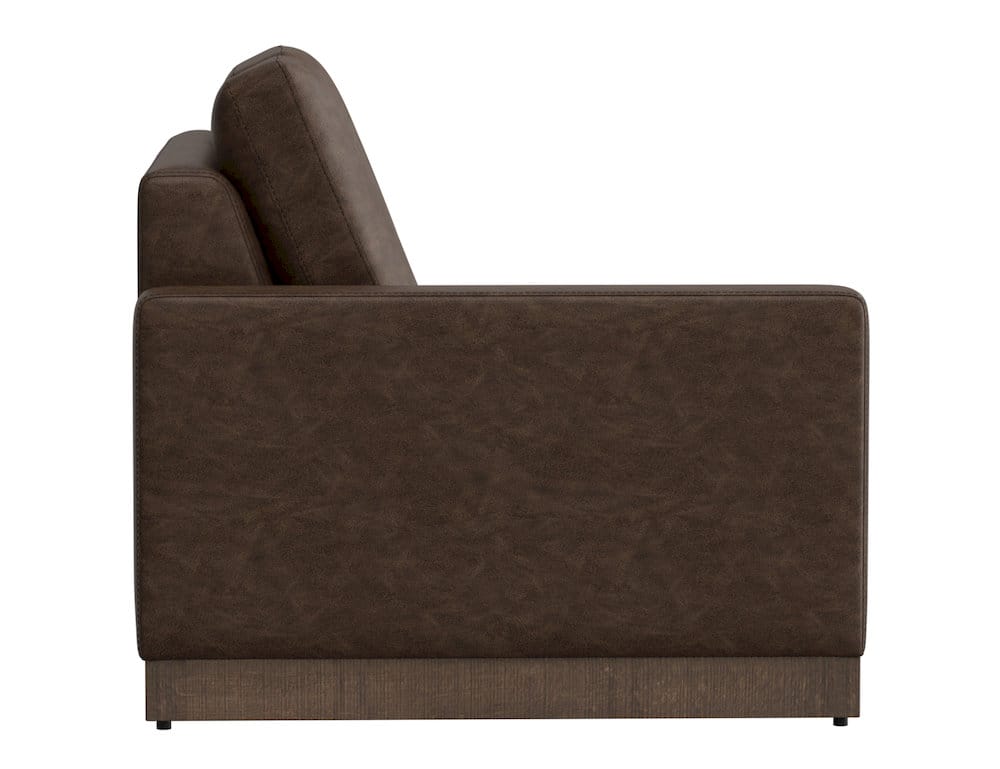 IFD  - Georgia  - Wooden Frame & Base, Sectional Left-Arm Loveseat  - Brown  - IUP722-LOV-LF-212 view 3
