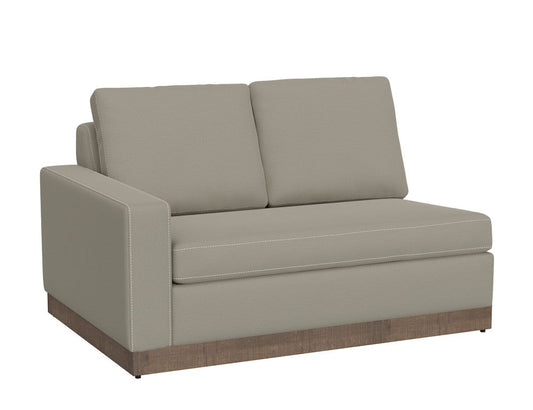 IFD  - Georgia  - Wooden Frame & Base, Sectional Left-Arm Loveseat  - Gray  - IUP722-LOV-LF-151 view 1