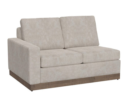 IFD  - Georgia  - Wooden Frame & Base, Sectional Left-Arm Loveseat  - Gray  - IUP722-LOV-LF-210 view 1