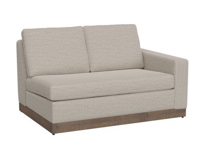 IFD  - Georgia  - Wooden Frame & Base, Sectional Right-Arm Loveseat  - Beige  - IUP722-LOV-RT-161 view 1