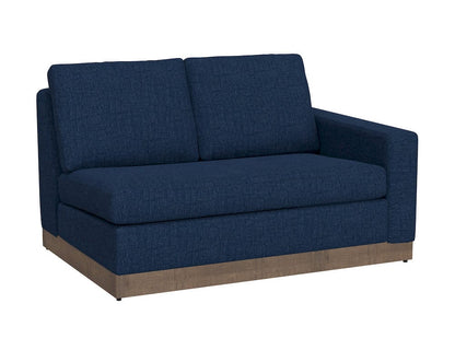 IFD  - Georgia  - Wooden Frame & Base, Sectional Right-Arm Loveseat  - Blue  - IUP722-LOV-RT-221 view 1