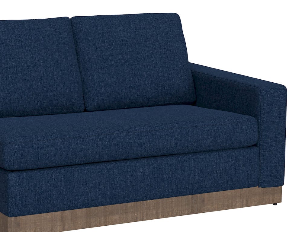 IFD  - Georgia  - Wooden Frame & Base, Sectional Right-Arm Loveseat  - Blue  - IUP722-LOV-RT-221 view 3