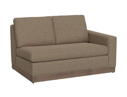IFD  - Georgia  - Wooden Frame & Base, Sectional Right-Arm Loveseat  - Brown  - IUP722-LOV-RT-152 view 1