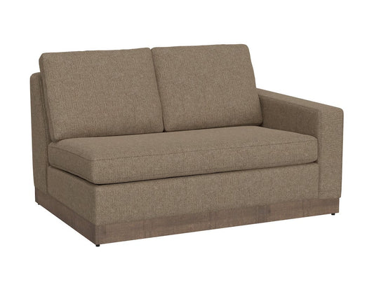 IFD  - Georgia  - Wooden Frame & Base, Sectional Right-Arm Loveseat  - Brown  - IUP722-LOV-RT-152 view 1