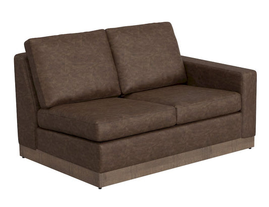 IFD  - Georgia  - Wooden Frame & Base, Sectional Right-Arm Loveseat  - Brown  - IUP722-LOV-RT-212 view 1