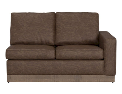 IFD  - Georgia  - Wooden Frame & Base, Sectional Right-Arm Loveseat  - Brown  - IUP722-LOV-RT-212 view 2