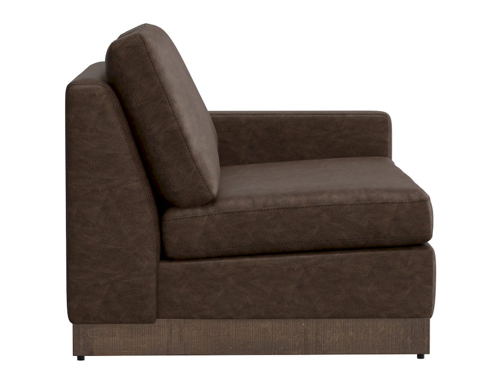 IFD  - Georgia  - Wooden Frame & Base, Sectional Right-Arm Loveseat  - Brown  - IUP722-LOV-RT-212 view 3