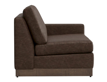 IFD  - Georgia  - Wooden Frame & Base, Sectional Right-Arm Loveseat  - Brown  - IUP722-LOV-RT-212 view 3