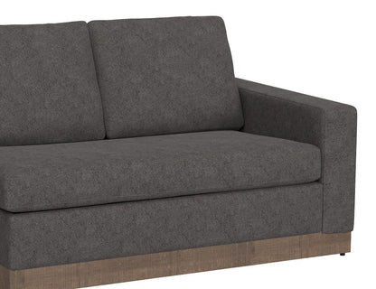 IFD  - Georgia  - Wooden Frame & Base, Sectional Right-Arm Loveseat  - Gray  - IUP722-LOV-RT-121 view 3