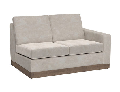 IFD  - Georgia  - Wooden Frame & Base, Sectional Right-Arm Loveseat  - Gray  - IUP722-LOV-RT-210 view 1