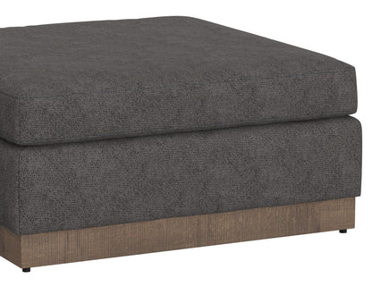 IFD - Georgia - Wooden Frame & Base, Upholstered Square Ottoman - IUP722-OTT-121 view 3