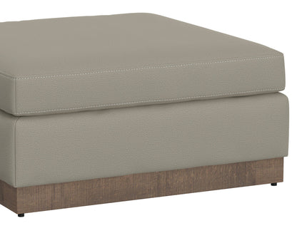 IFD - Georgia - Wooden Frame & Base, Upholstered Square Ottoman - IUP722-OTT-151 view 3