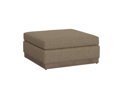IFD - Georgia - Wooden Frame & Base, Upholstered Square Ottoman - IUP722-OTT-152 view 1