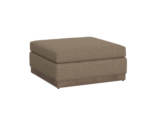 IFD - Georgia - Wooden Frame & Base, Upholstered Square Ottoman - IUP722-OTT-152 view 1