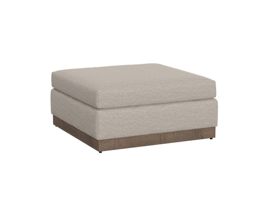 IFD - Georgia - Wooden Frame & Base, Upholstered Square Ottoman - IUP722-OTT-161 view 1