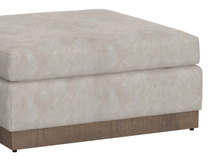 IFD - Georgia - Wooden Frame & Base, Upholstered Square Ottoman - IUP722-OTT-210 view 3