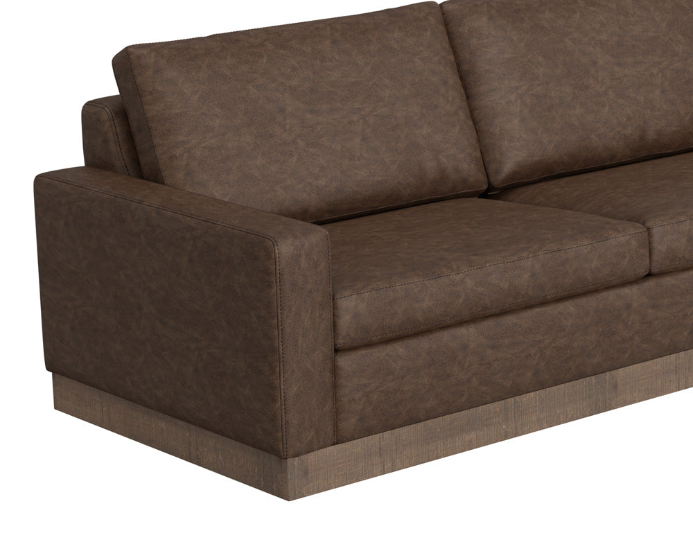 IFD - Georgia - Wooden Frame & Base, Upholstered Square Ottoman - IUP722-OTT-212 view 4