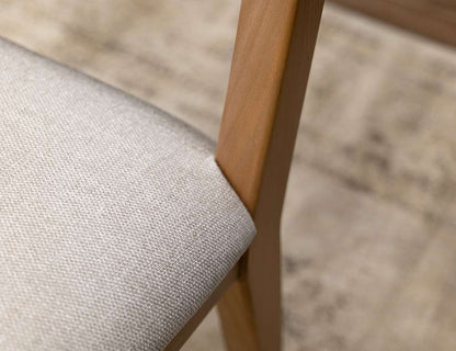 IFD - Giza - Upholstered Seat Wooden Chair (Set of 2) - IFD6121CHR veiw 3