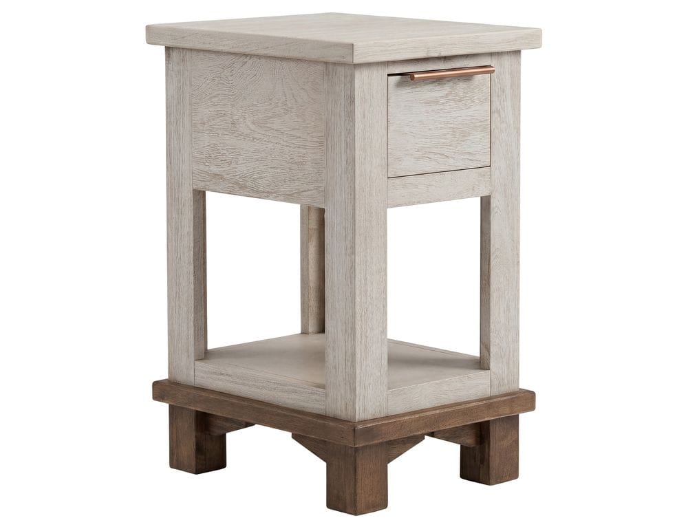 IFD - Golden Loft - 1 Drawer, Chairside Table in Gray - IFD6333CST view 1