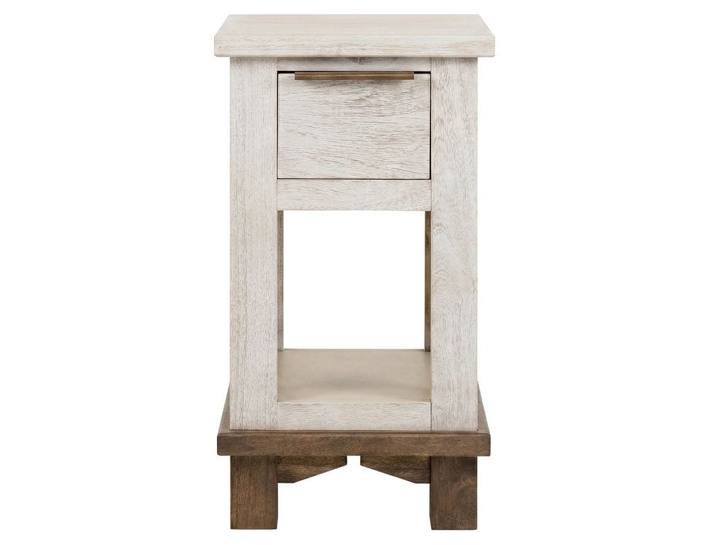 IFD - Golden Loft - 1 Drawer, Chairside Table in Gray - IFD6333CST view 2
