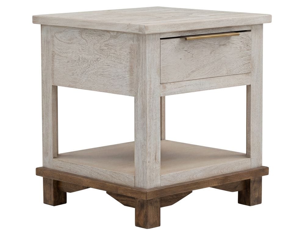 IFD - Golden Loft - 1 Drawer, End Table in Gray - IFD6333END view 1