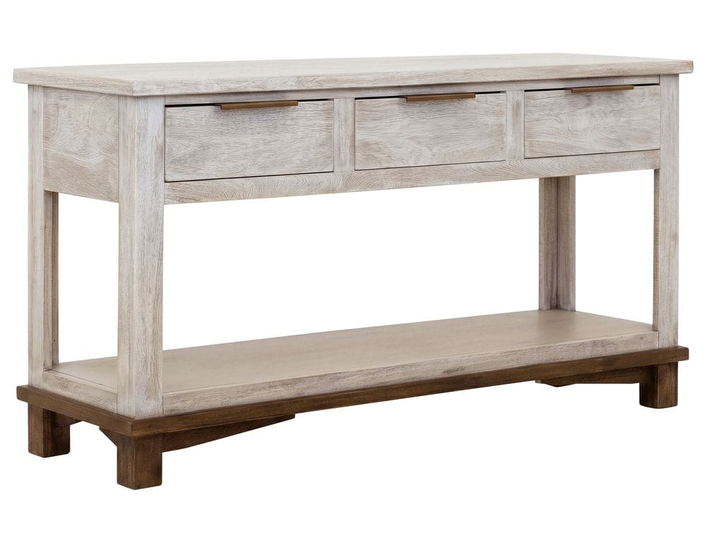 IFD - Golden Loft - 3 Drawer, Sofa Table in Gray - IFD6333SFT view 1