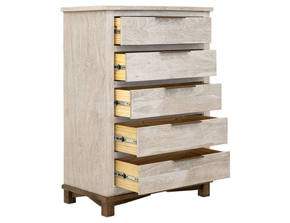 IFD - Golden Loft - 5 Drawer, Chest in Gray - IFD6333CHT view 3