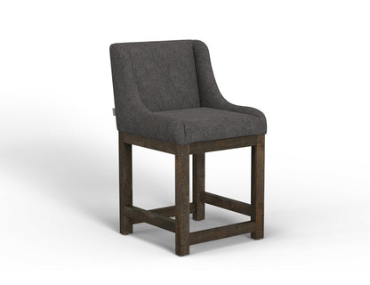 IFD - Gray - Wooden Frame & Base, 24in Upholstered Barstool - IUP700-BST24-121 view 1