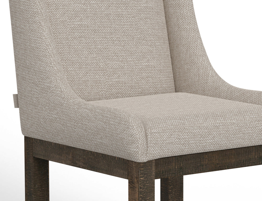 IFD - Gray - Wooden Frame & Base, 24in Upholstered Barstool - IUP700-BST24-161 view 3