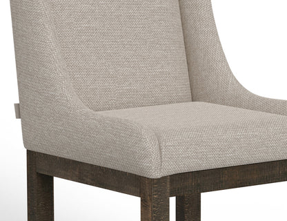 IFD - Gray - Wooden Frame & Base, 24in Upholstered Barstool - IUP700-BST24-161 view 3